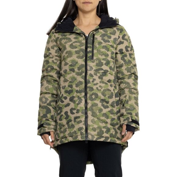 NEW $290 Burton Loyil Puffer Jacket! Felidae Camo Dry Ride 2L 650 Down Insulatio - Picture 1 of 8